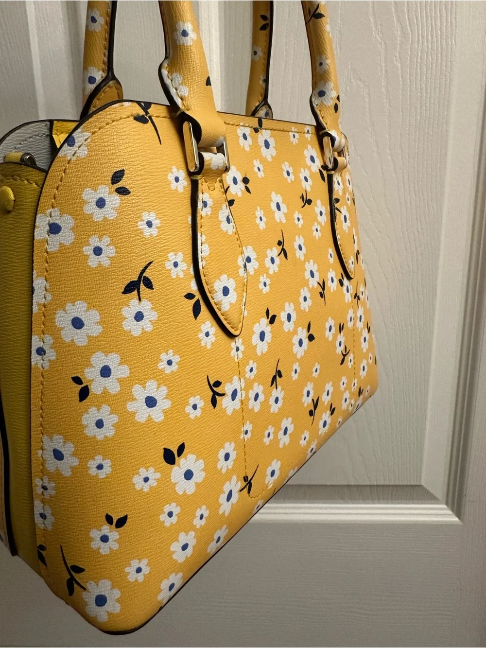 kate spade Yellow Floral Dome Satchel